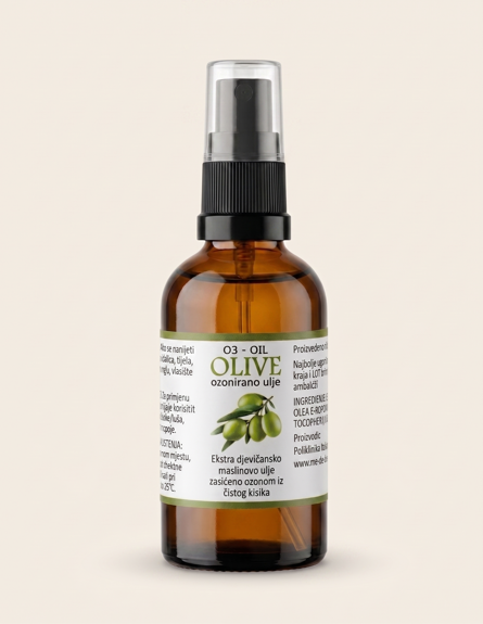 O3 OLIVE OIL - Maslinovo ulje zasićeno ozonom iz čistog kisika, za oralnu primjenu, sprej, 50 ml