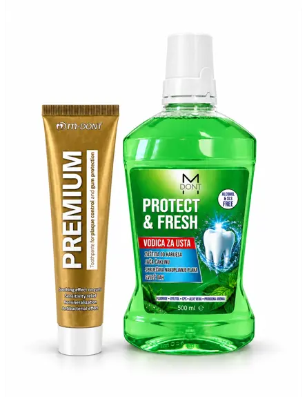Premium Protection Set - Premium pasta za desni + Vodica za ispiranje