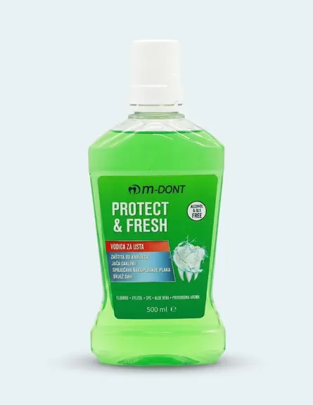 PROTECT & FRESH vodica za ispiranje usta, 500ml