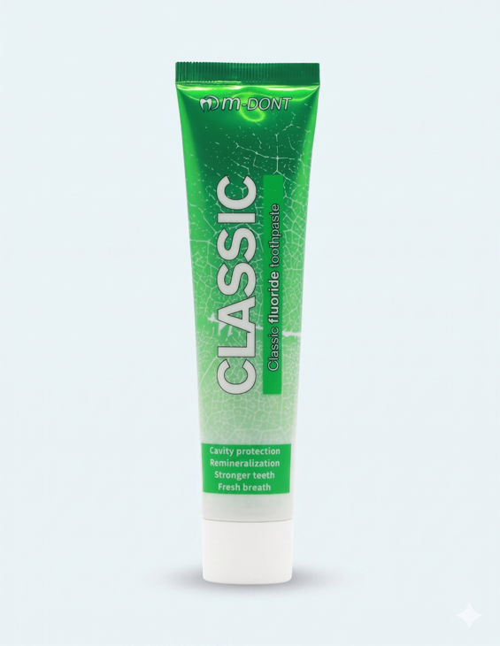 CLASSIC ZUBNA PASTA - Classic fluoride zubna pasta, 75 ml - Slika 1