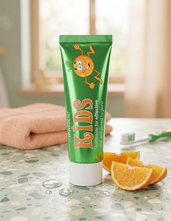 KIDS ZUBNA PASTA - Dječja zubna pasta za učinkovitu higijenu usta i zuba, 50 ml - Slika 3