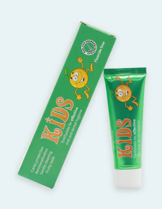 KIDS ZUBNA PASTA - Dječja zubna pasta za učinkovitu higijenu usta i zuba, 50 ml - Slika 2