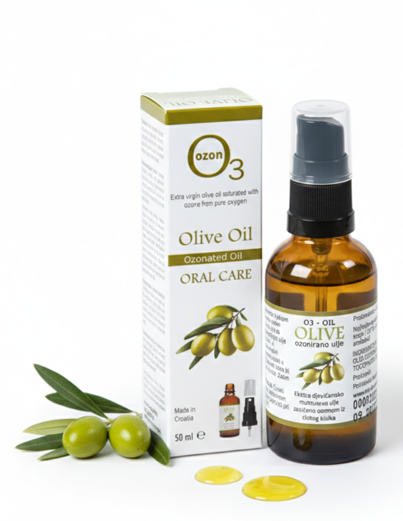 O3 OLIVE OIL - Maslinovo ulje zasićeno ozonom iz čistog kisika, za oralnu primjenu, sprej, 50 ml - Slika 4